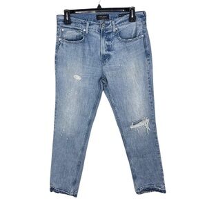 PacSun light wash distressed men slim fit jeans 100% cotton rn45421 size 32x30